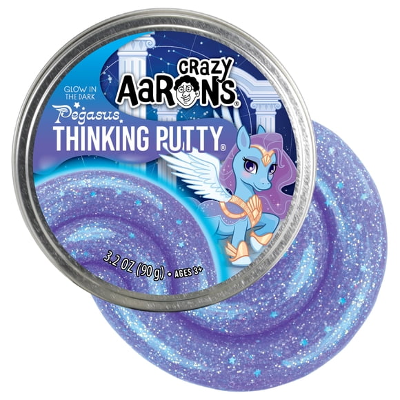 Sensory Putty Crazy Aaron's Thinking Putty Pegasus brilla en la oscuridad