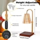 thumbnail image 2 of Lámpara de cera para aromaterapia, sin humo, interruptor de perilla, lámpara de cera para dormitorio, lámpara de cera para mesita de noche, lámpara de mesa con fragancia, aromaterapia para dormitorio, 2 of 7