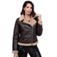 thumbnail image 1 of Chaqueta Ecocuero Chg68 Café Mujer, 1 of 3