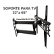 thumbnail image 1 of Soporte De Tv Fijo Star.x Ajustable De 32 A 65 Negro, 1 of 2