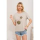 thumbnail image 3 of Polera Mujer Algodon Manga Corta Oversize Aplicacion 2012, 3 of 3