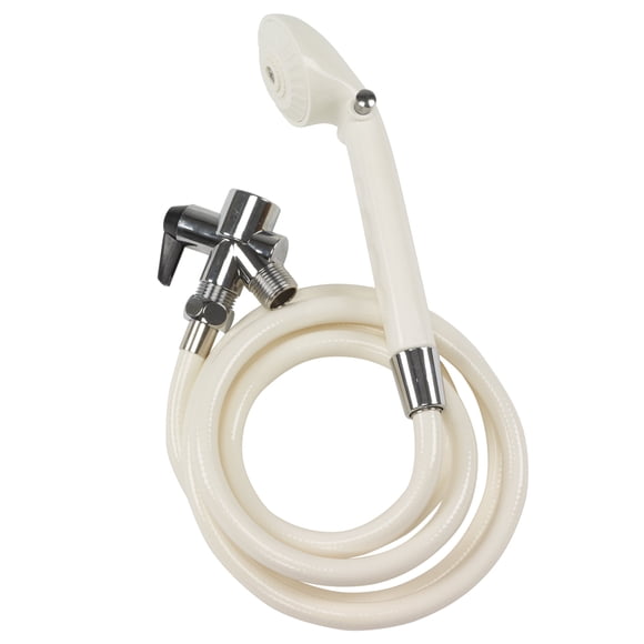 Spray de ducha Drive Medical Deluxe blanco con manguera de 80 cm