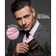 thumbnail image 3 of Vittorio Farina Pañuelo de Bolsillo Premium Preplegado de Cuatro Puntas para Hombre (Rosa), 3 of 7