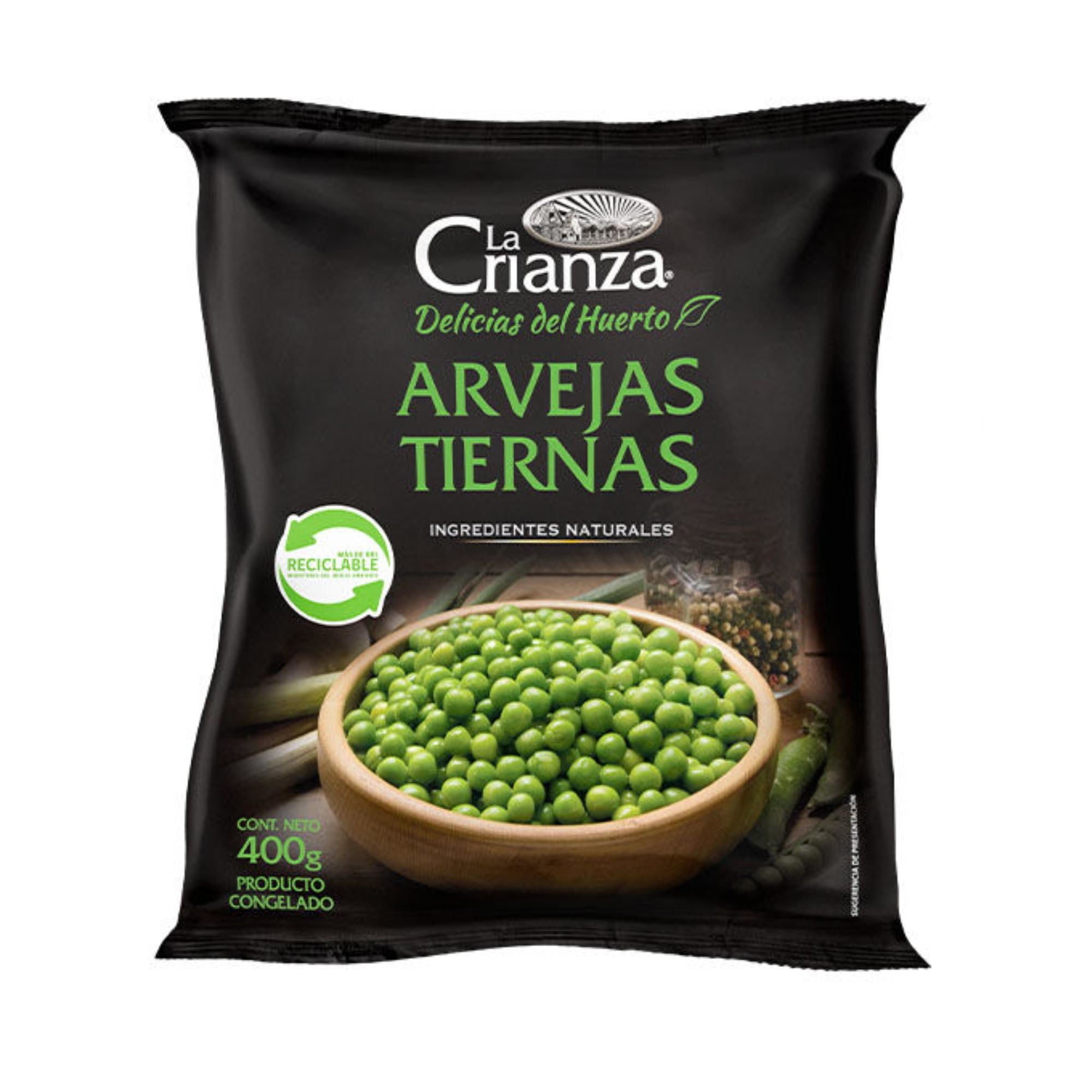 Arvejas Tiernas Congeladas 400 g La Crianza