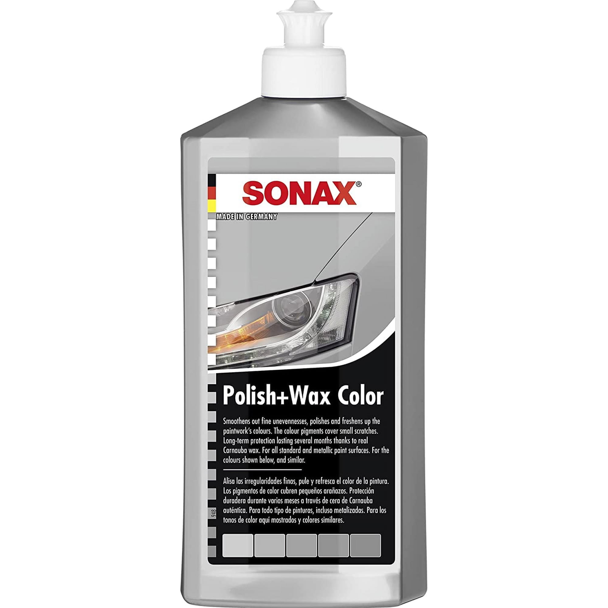 Cera Abrillantadora Sonax Polish Wax Color Gris Plata 500ml