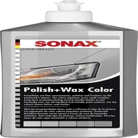 Cera Abrillantadora Sonax Polish Wax Color Gris Plata 500Ml