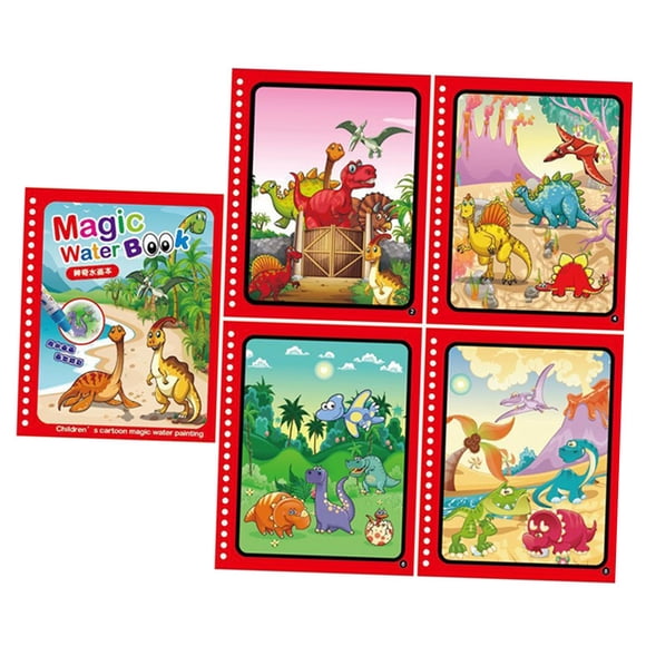 Libro Para Colorear Animal Regalo De Año Nuevo Regalo De Cumpleaños Pintura Niñas Edades Mundo De Dinosaurios