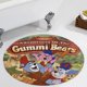 thumbnail image 5 of Aventuras de los Osos Gummi Alfombra Redonda de Felpa Coral, Antideslizante, No Desprende Pelusas, Lavable y Duradera para Salón, Dormitorio y Habitación de Niños 60cm, 5 of 6