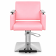 thumbnail image 3 of Silla Sillon Barberia Estetica Hidraulico Giro 360 Grados De Respaldo Fijo Soporta 150 Kg Rosa, 3 of 8