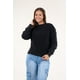 thumbnail image 2 of Sweater Mujer Algodon Con Proceso Negro, 2 of 3