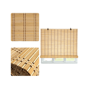 Genérico - Cortina Beiti Persiana Roller Bambú Fino 180X180 Cm Bambu