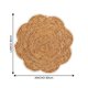thumbnail image 2 of Pack 4 Individual Mesa Tejido Forma Flor Borde Blanco Festoneado 30cm, 2 of 4