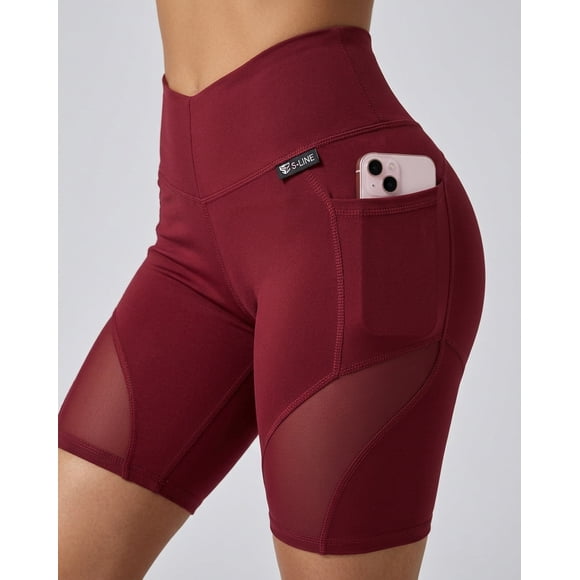 Biker Fitness Mujer Mallas Laterales Realce Pro Calidad - A348