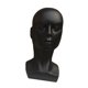 thumbnail image 3 of Cabeza De Maniquí Hombre Modelo Circunferencia 54cm Profesional Elegante Negro, 3 of 5