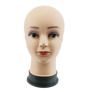 Ioensy - Cosmetología Calva De Cabeza De Maniquí Femenino Para Piel De Práctica De Exhibición De Sombreros