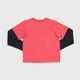 thumbnail image 2 of Polera Niño Kids Doble Manga Rojo Corona, 2 of 4