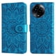 thumbnail image 4 of Funda tipo cartera FOXDOCK para Realme C67 5G , diseño girasol en relieve, cuero PU, cierre magnético, soporte y tarjetero, 4 of 5