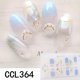 thumbnail image 1 of Y2K 3D Nail Strips Glossy Nail Strips Fashion Full Wraps Nail Polish Sticker Self Adhesive Nail Art Decal Strip For Women Nail Art DIY, 1 of 3