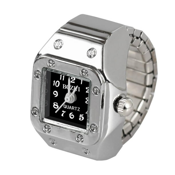 Unique Unisex Quartz Watch Ring - Perfect Gift for the Man in Your Life!