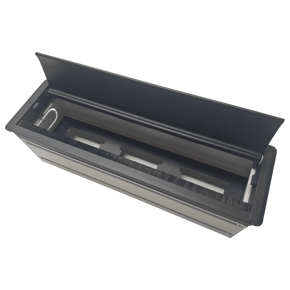 Caja para Conexiones Eléctricas Box 3 Enchufes - Negro