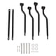 thumbnail image 1 of Soportes Universales Para Barras De Soporte De Alforjas De Moto Premium Negro, 1 of 5