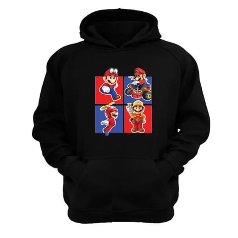 Genérico - Polerón Canguro Plomero Rojo Negro Talla L Unisex