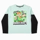thumbnail image 1 of Polera Manga Larga Niña Doble Manga Verde Minecraft, 1 of 3