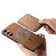 thumbnail image 4 of Funda de Cuero Magnética con Tarjetero para Samsung Galaxy A35 Cubierta Delgada Marrón, 4 of 5