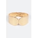 thumbnail image 1 of Brazalete Fashnzfab Metal Spring Hinge Cuff Dorado, 1 of 5