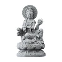 Magideal - Estatua De Guan Yin, Artesanía Tradicional, Figura De Kuanyin, Escultura De Buda Femenino Para Escritorio, Oficina, Inauguración De La Casa, Gabinete,