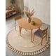 thumbnail image 5 of Alfombra Redonda Estilo Boho Chic con Flecos Textura sisal 80cm, 5 of 8