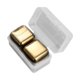 thumbnail image 2 of Cubitos De Hielo Reutilizables Con Caja De Almacenamiento Fácil De Usar Piedra De Whisky De Enfriamiento Rápido 2 Piezas De Oro, 2 of 3