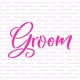 thumbnail image 5 of Plantilla de esténcil para novio, decoración de boda reutilizable, 5 of 5