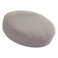 Magideal - Funda Redonda Para Taburete De Bar, Elástica, Transpirable, A Prueba De Polvo, Cómodo Cojín Para Taburete De Bar, Funda Para Taburete De Bar, Comedor, , Gris Claro
