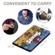 thumbnail image 4 of Los Snorks Porta Pasaporte y Cartera de Viaje Premium de Cuero PU, Funda de Pasaporte Bloqueo RFID con Ranuras para Tarjetas de Crédito, Estuche para Libro de Pasaporte para Familia 10cm × 15cm, 4 of 6