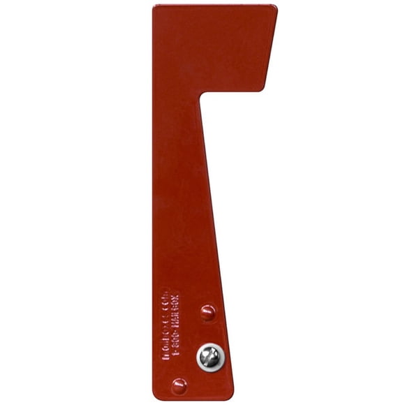 Bandera de repuesto para Roadside Mailbox Salsbury 4316, color rojo