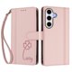 thumbnail image 3 of Funda Cartera Trébol para Samsung Galaxy S24 FE con Ranuras Tarjetas y Carga Inalámbrica Rosa, 3 of 6