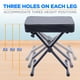 thumbnail image 4 of Banco para teclado Pyle, ajustable, acolchado, estilo X, 3 alturas, 4 of 5