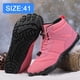 thumbnail image 3 of Zapatos descalzos para hombre y mujer, puntera ancha, minimalistas, para invierno, para senderismo, acolchados, cálidos, informales, de algodón, para senderismo, 3 of 5