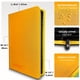 thumbnail image 2 of Álbum Para Cartas De 360 Cartas Con Cierre De Cremallera Amarillo, 2 of 7
