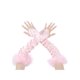 thumbnail image 1 of Guantes de satén para mujer con dedos enganchados, puños de plumas, mangas para cosplay sin dedos para fiesta de Navidad, baile de los años 1920, rosa, 1 of 7