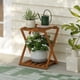 thumbnail image 2 of Mesa de patio Furinno TIOMAN de 2 niveles de madera natural para exteriores, 2 of 6
