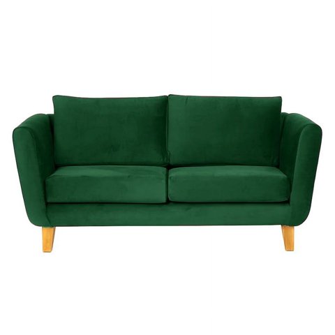 Barra Design - Sofá Thomas 170 Felpa Verde