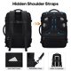 thumbnail image 4 of Mochila Bagsure Travel 42L para equipaje de mano con puerto USB, 4 of 7