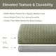thumbnail image 4 of Cortina de ducha Madison Park Waffle Weave 180 x 180 cm, color verde salvia, 4 of 7