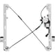 thumbnail image 1 of Regulador eléctrico de ventana delantera izquierda con motor de 2 pines, 1 of 3
