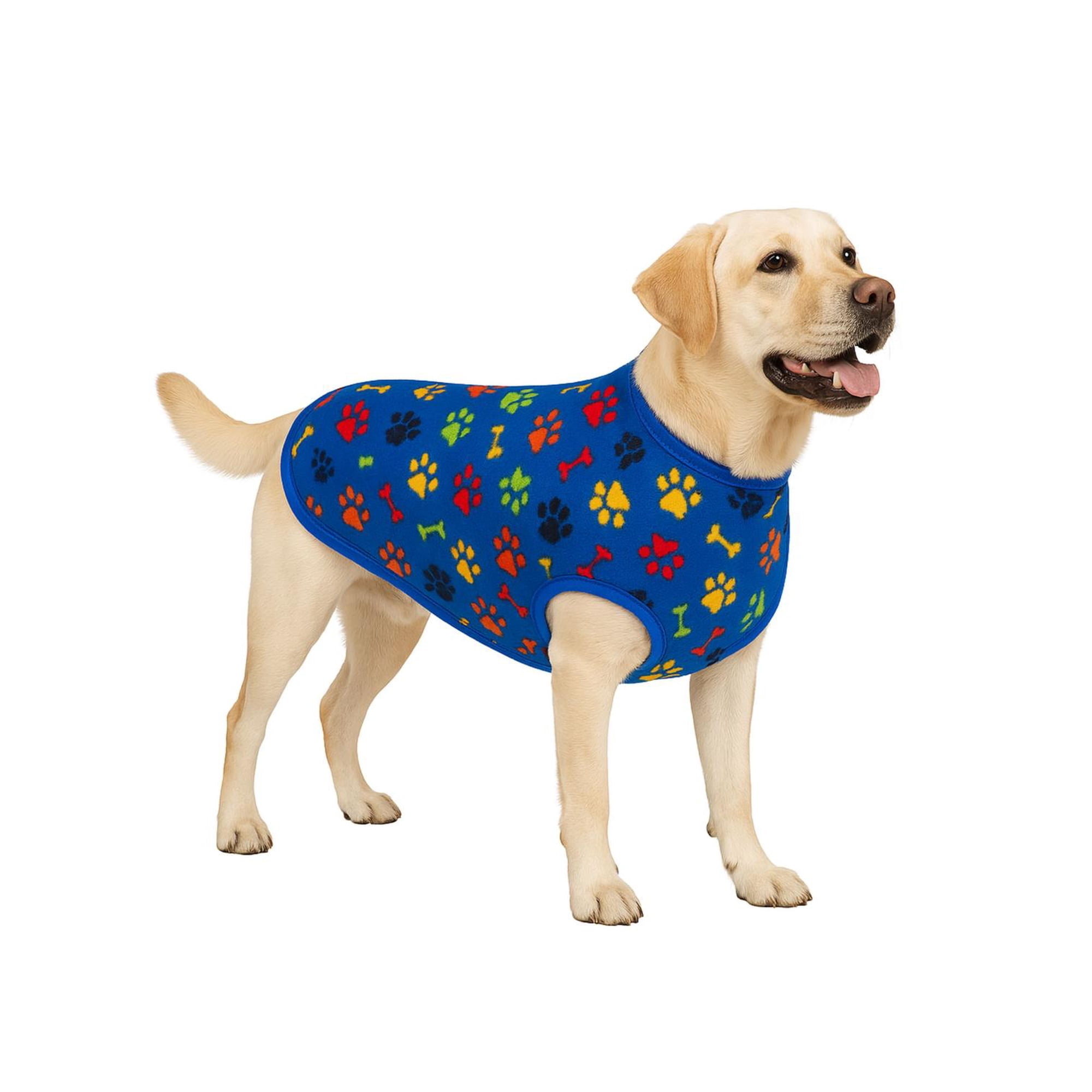 Capa Polar Perro 8XL 80 cm Abrigo Invierno Labrador azul 8XL