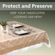 thumbnail image 2 of Protector de mesa Elaine Karen, impermeable, 152 x 274 cm, 2 of 6