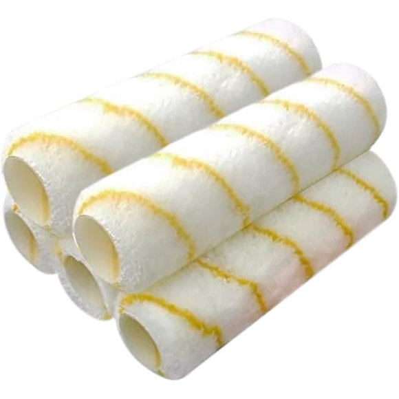 Pro Grade Paint Roller Covers, 9 Inch, 1/2 Inch Microfiber Nap
