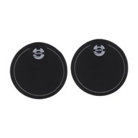 Magideal - 2 Piezas Parche Para Bombo Protector De Almohadilla De Batería Pet Refuerzo Para Pedal Reducción De Armónicos Adecuado Para Grupos Musicales Salas De Negro